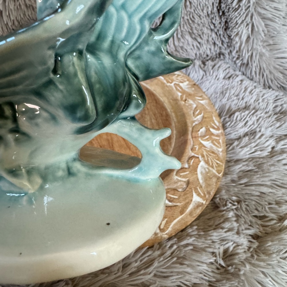 VINTAGE HULL POTTERY ROOSTER PLANTER 53 EUC - Picture 11 of 16
